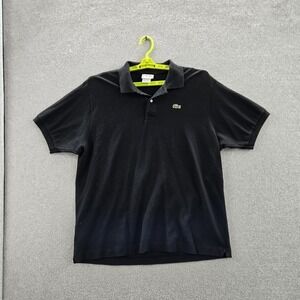 Lacoste Men Polo 7 Black Logo‎ Short Sleeve